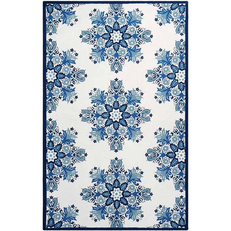 SAFAVIEH Handmade Chelsea Kanesha French Country Wool Rug