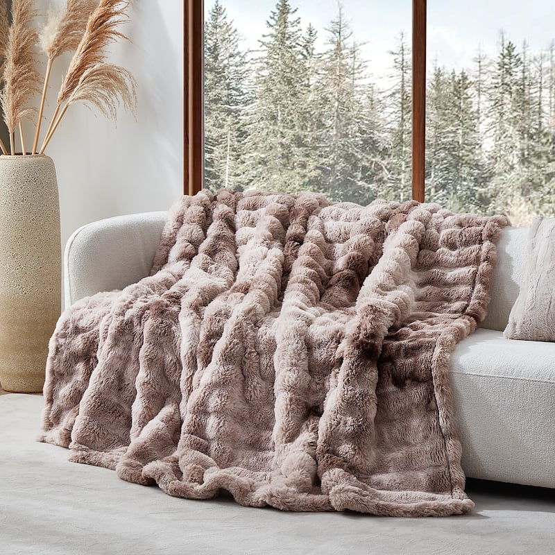 Snowball Chunky Bunny® - Coma Inducer® Blanket - Wisdom Brown