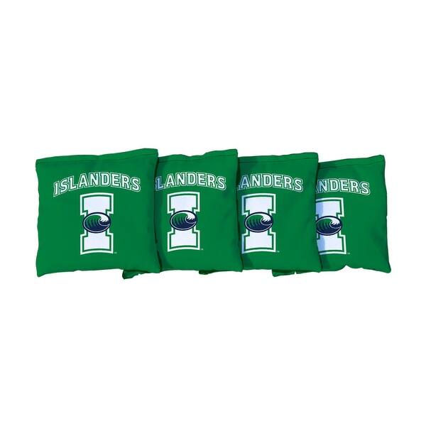 slide 2 of 3, Texas A&M Corpus Christi Islanders Cornhole Bags Green All-Weather Resin Filled