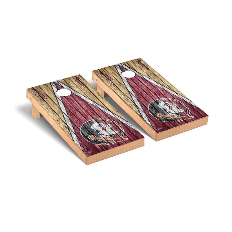 Florida State FSU Seminoles 2x4 Pro Cornhole Boards - V4 - Include Carrying Case