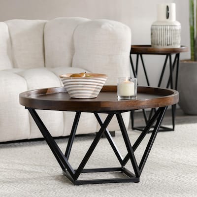 Lamar Mango Wood Coffee Table by Kosas Home