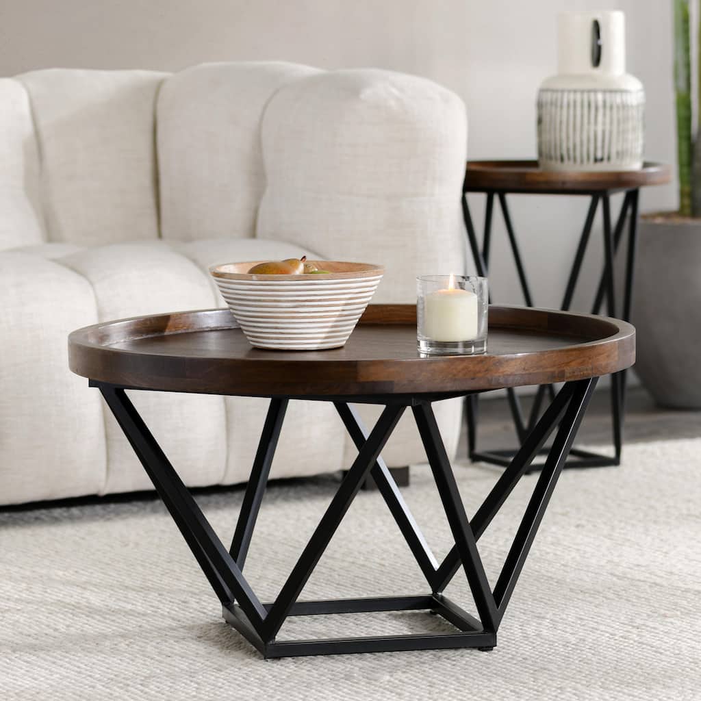 Lamar Mango Wood Coffee Table by Kosas Home