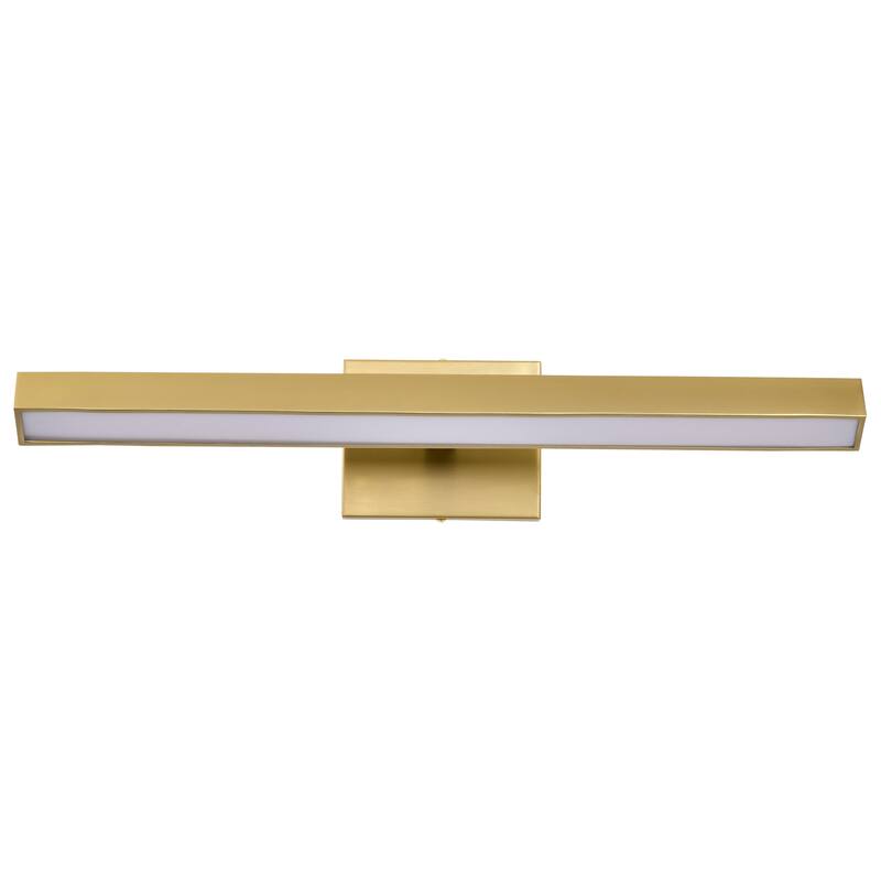 Mila 2 Foot LED Picture Light 3 CCT Selectable Vintage Brass Finish Acrylic Lens - Vintage Brass
