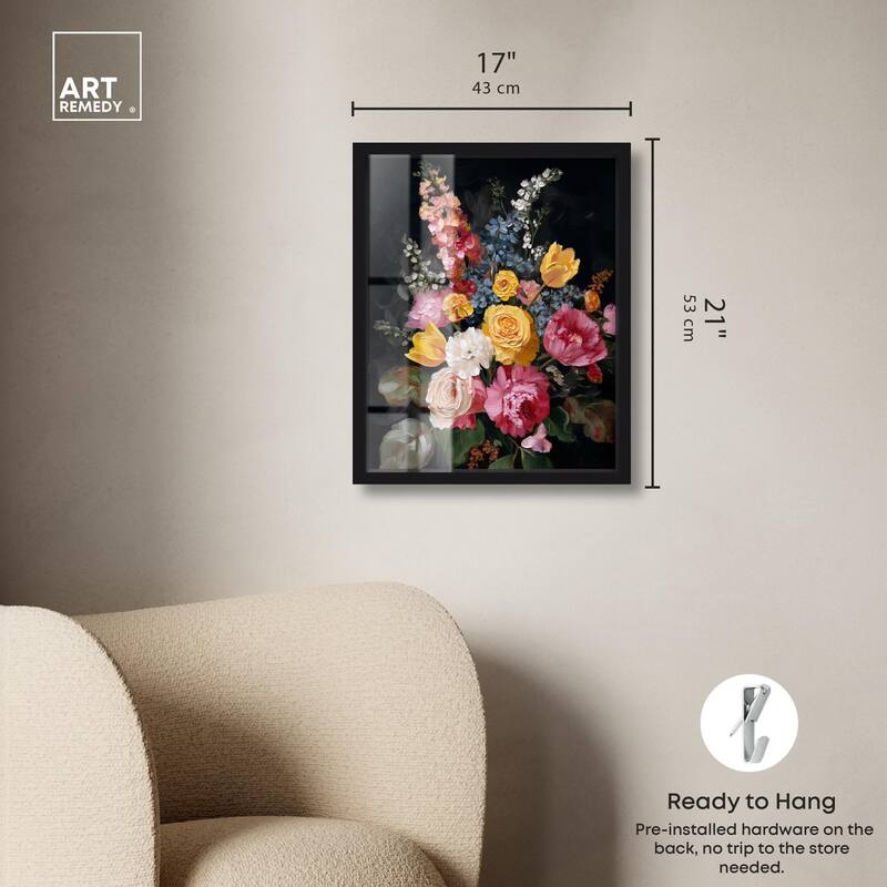 Garden Richness I Shadowbox by Art Remedy