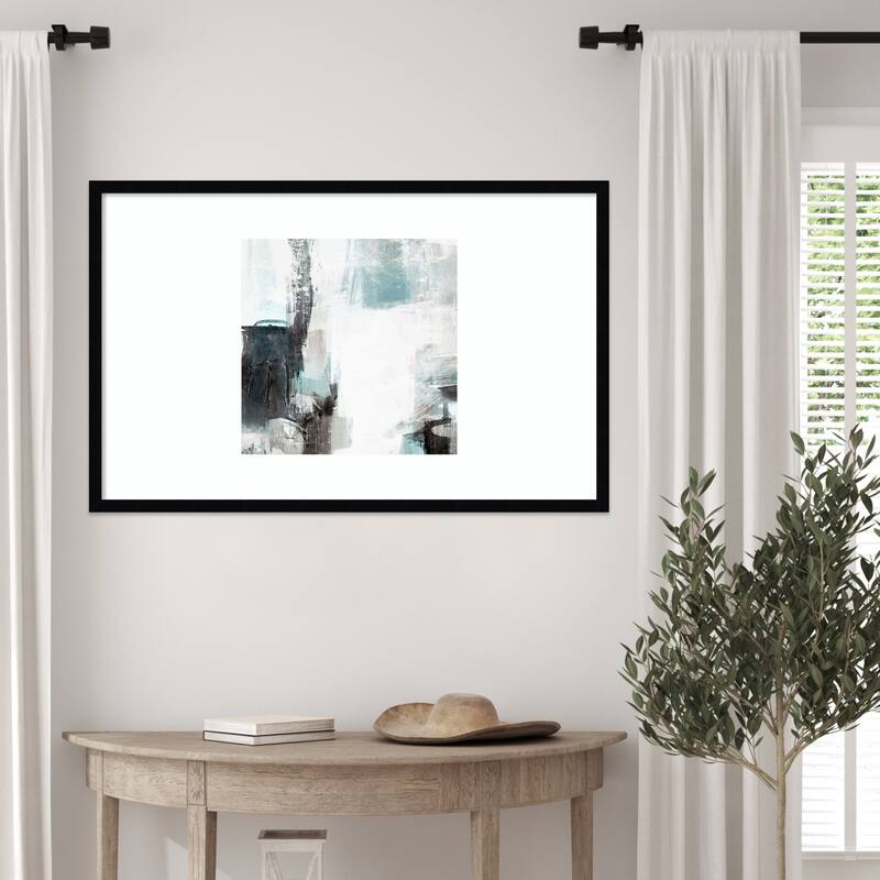 Misty Reflections on Still Water No. 2 by Hannah Dawson Wood Framed Wall Art Print