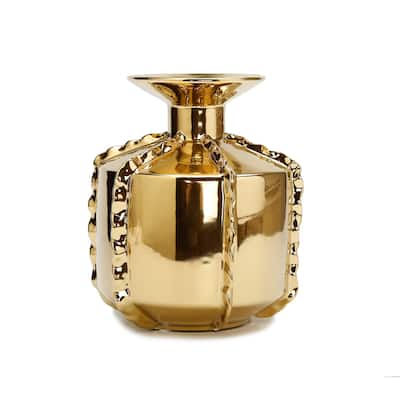 Gold Metallic Vase