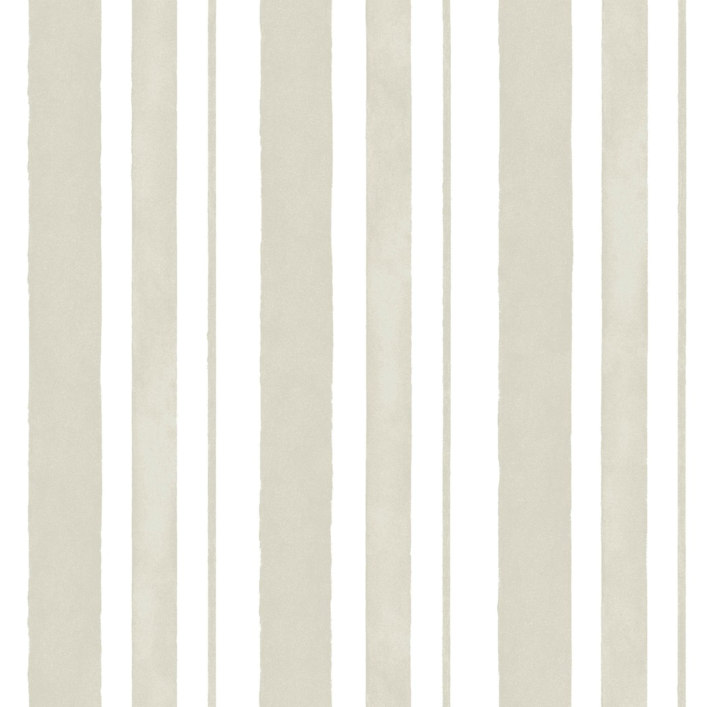 Shabby Chic by Rachel Ashwell Watercolour Stripe Green Wallpaper