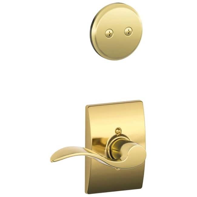 Schlage Accent Right Handed One-Sided Dummy Interior Pack with Century