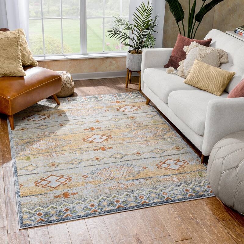 Well Woven Omaha Alu Moroccan Tribal Area Rug