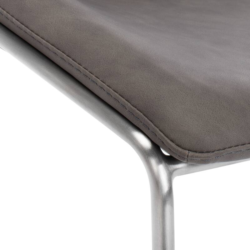 SAFAVIEH Essyllt Mid-Century Modern Counter Stool - 25" W x 22" D x 39" H - 25Wx22Dx39H