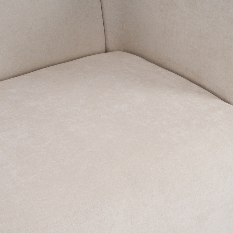 Christopher Knight Home - Modern Upholstered 77.56" 3-Seat Sofa with Geometric Block Arms