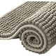 preview thumbnail 48 of 91, Subrtex Luxury Chenille Bath Rugs Soft Bathroom Mats 16x24 - Taupe Brown