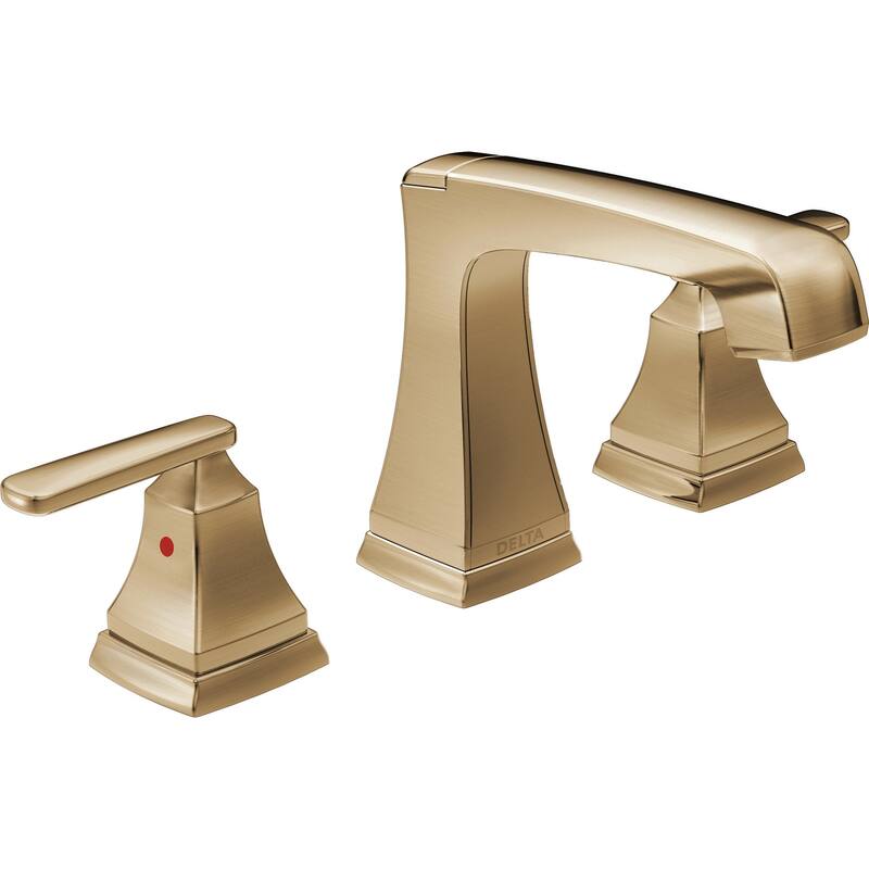 Delta Ashlyn 1.2 GPM Widespread Bathroom Faucet with Pop-Up Drain - Champagne Bronze