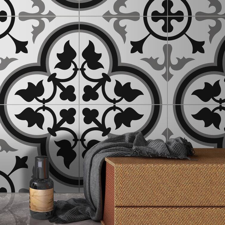 12" x 12" Stone Composite Patterned Peel & Stick Mosaic Tile