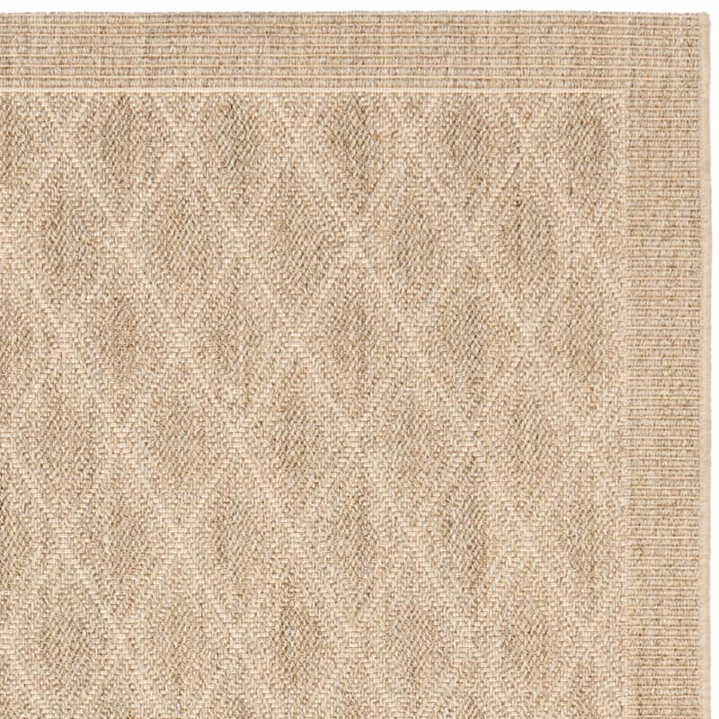 SAFAVIEH Palm Beach Tadako Trellis Sisal/ Jute Rug