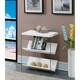 Option White Faux Marble/Glass