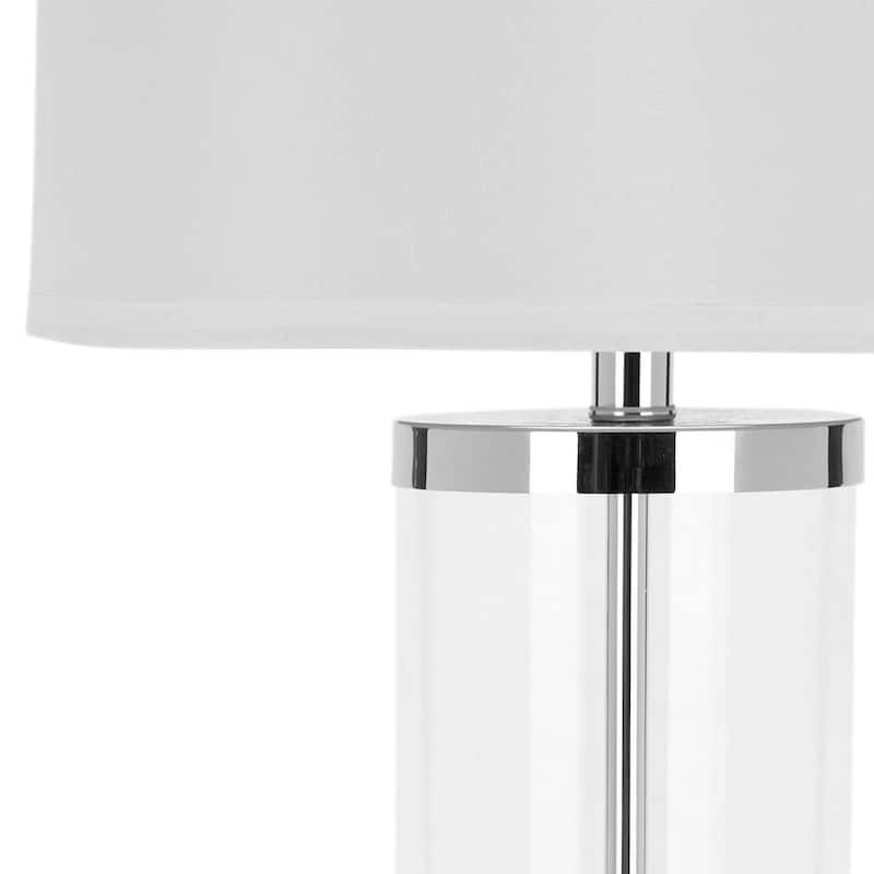 SAFAVIEH Lighting 26inch Glass Exquisite Table Lamp (Set of 2) 14"x15"x25" On Sale Bed
