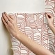 preview thumbnail 4 of 4, Nikki Chu Featherwork Red Premium Peel and Stick Wallpaper