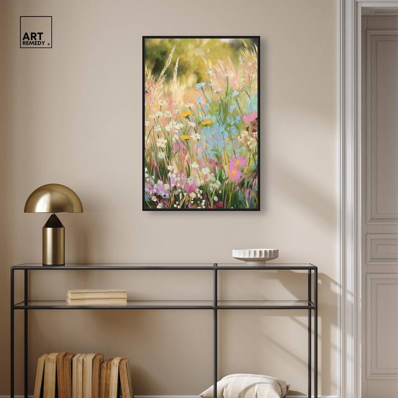 Floral Impressionism I Canvas by Art Remedy
