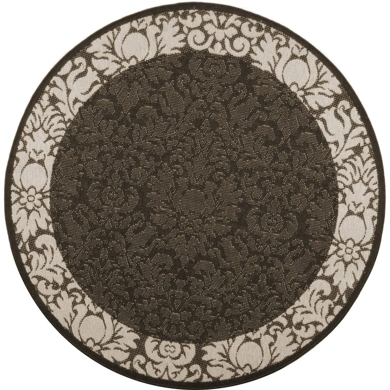 SAFAVIEH Courtyard Peggie Indoor/ Outdoor Patio Backyard Rug