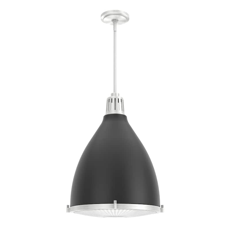 Hunter Bluff View Retro 16" 3-Light Pendant - Kitchen Island, Dining Room, Entry - Mid-Century Modern, Industrial, Transitional