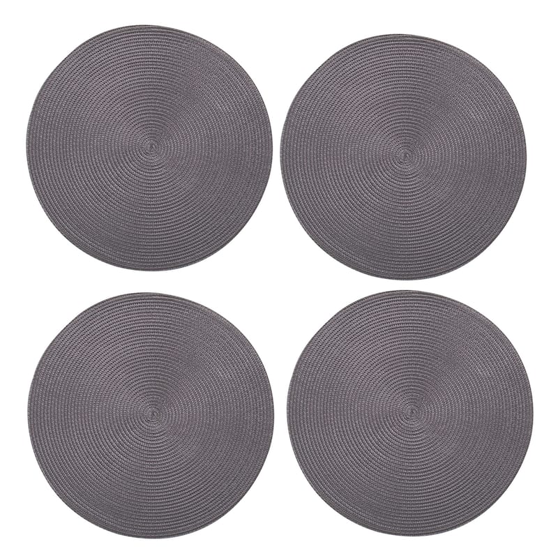 Woven Placemats - Eggplant Purple