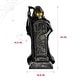 preview thumbnail 5 of 11, Haunted Hill Farm 39-in. Grim Reaper Holding Sickle Statue with LED Eyes