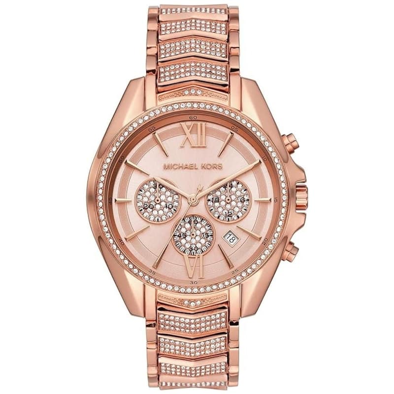 Michael Kors Women's Whitney Rose Gold Dial Watch - MK6730 - Rose Gold - One Size