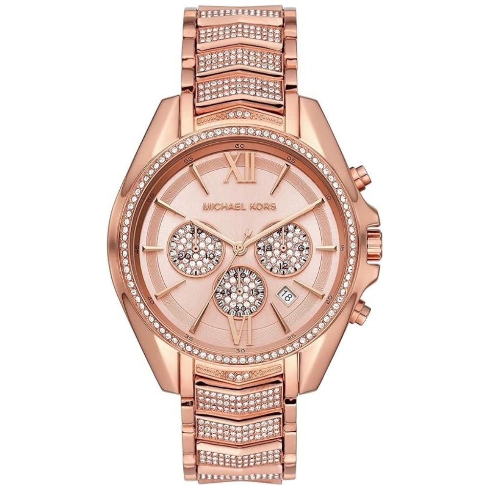 Michael Kors Women's Whitney Rose Gold Dial Watch - MK6730 - Rose Gold - One Size