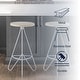 preview thumbnail 8 of 49, Trinity Modern Round Metal Backless Bar Stool with Hairpin Legs and Integrated Footrest for Kitchen Island & Home Bar