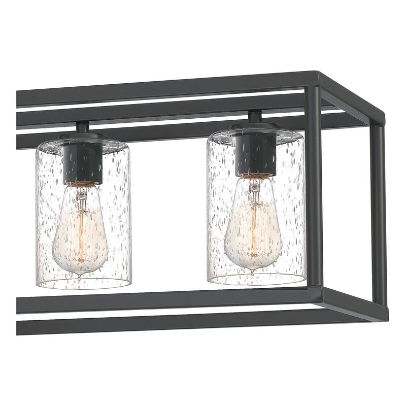 Quoizel New Harbor Old Bronze 5-Light Linear Outdoor Chandelier
