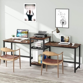 extra long wooden desk