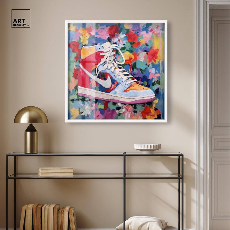 Whimsical Sneaker Shadowbox by Art Remedy