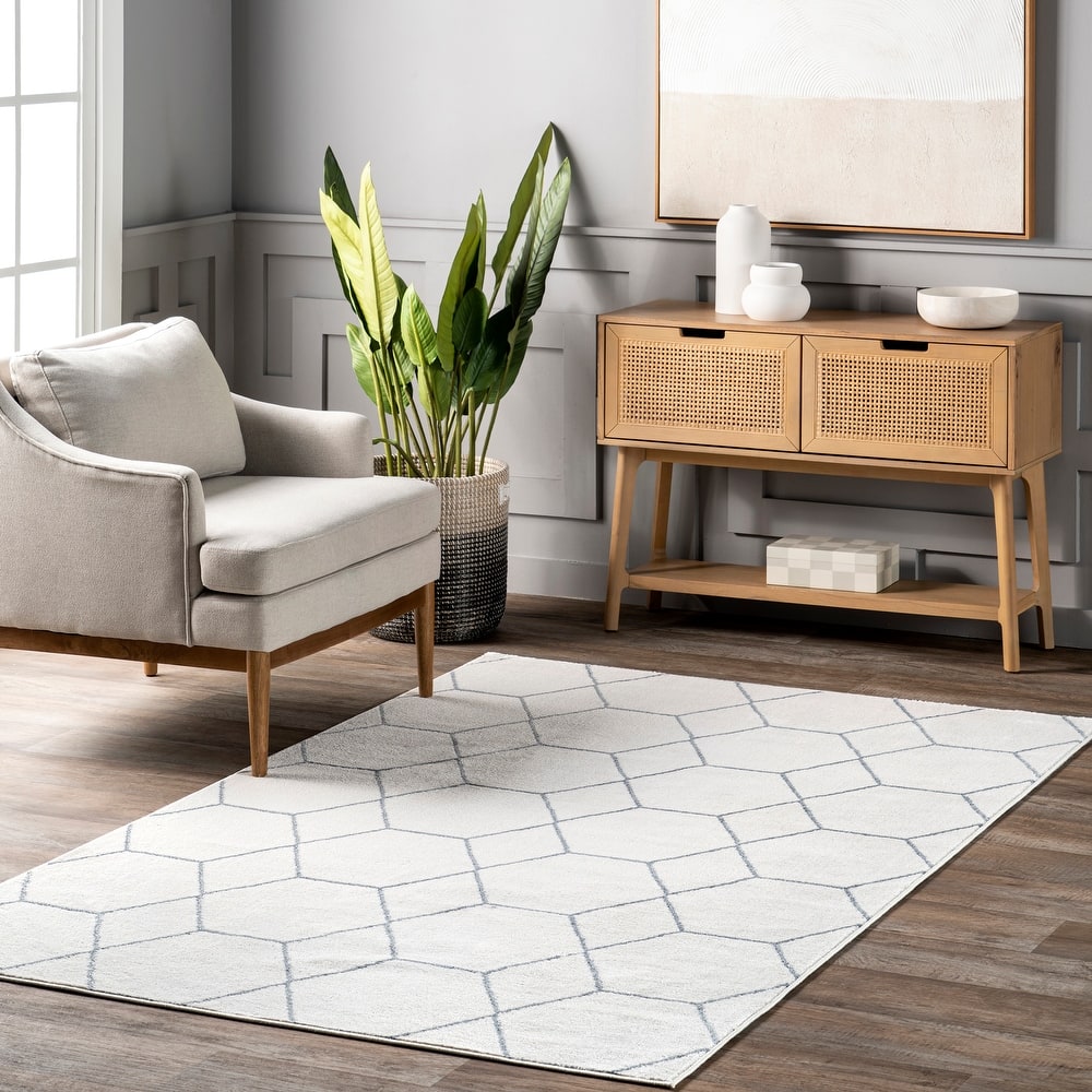 Nuloom Veronica Geometric Honeycomb Area Rug