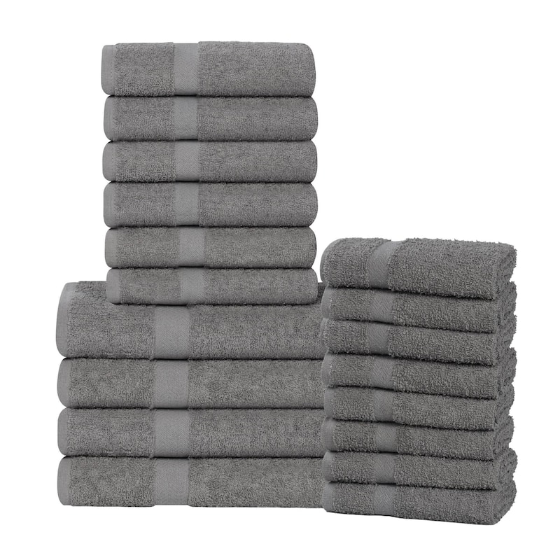 Superior Franklin Cotton Lightweight 18-Piece Assorted Towel Set