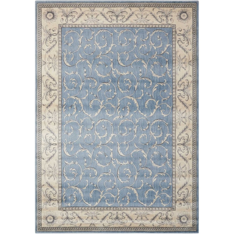Nourison Somerset Traditional Bordered Floral Area Rug