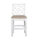 preview thumbnail 33 of 67, Natural Rattan Handmade Chippendale Cushioned Bar Stool by East at Main