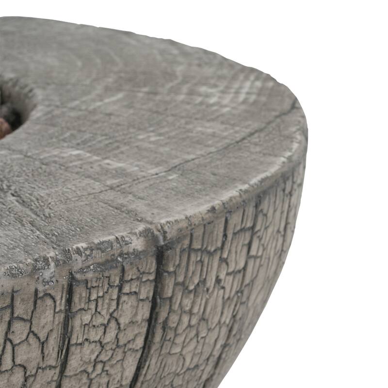 Christopher Knight Home - Mason Outdoor Patio Fire Pit and Side Table Set with Durable MGO Construction