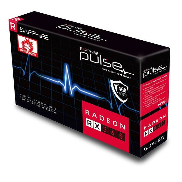 Shop Sapphire Video Graphics Card 11267 00 20g Pulse Radeon Rx 560 4gb Gddr5 Pci Expr Overstock 18001331