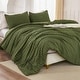 preview thumbnail 19 of 33, 3 Pieces Lightweight Summer Seersucker Bedding Comforters Sets