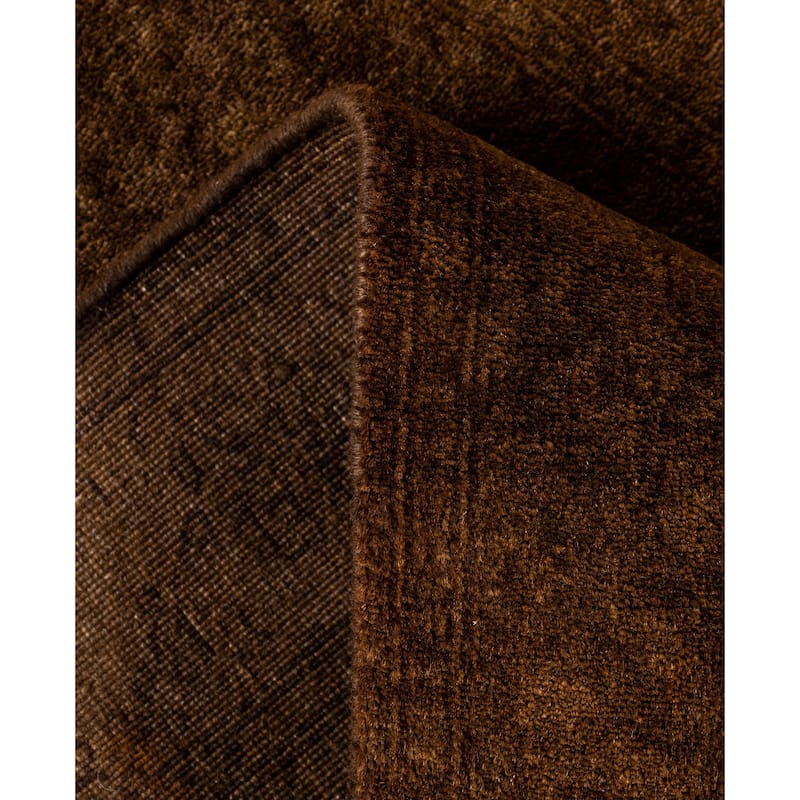 Overdyed One-of-a-Kind Hand-Knotted Area Rug - Brown - 2' 7" x 4' 0"