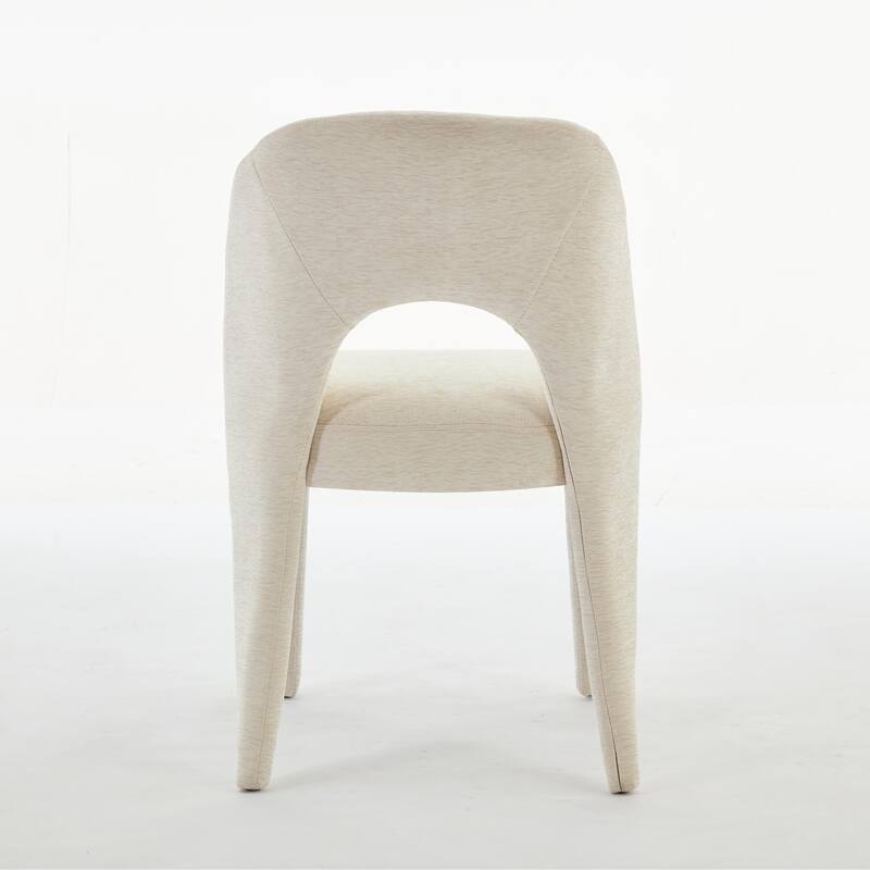 Contemporary Metal Frame Dining Chair Set of 2 with Sponge Cushion 300lb Capacity