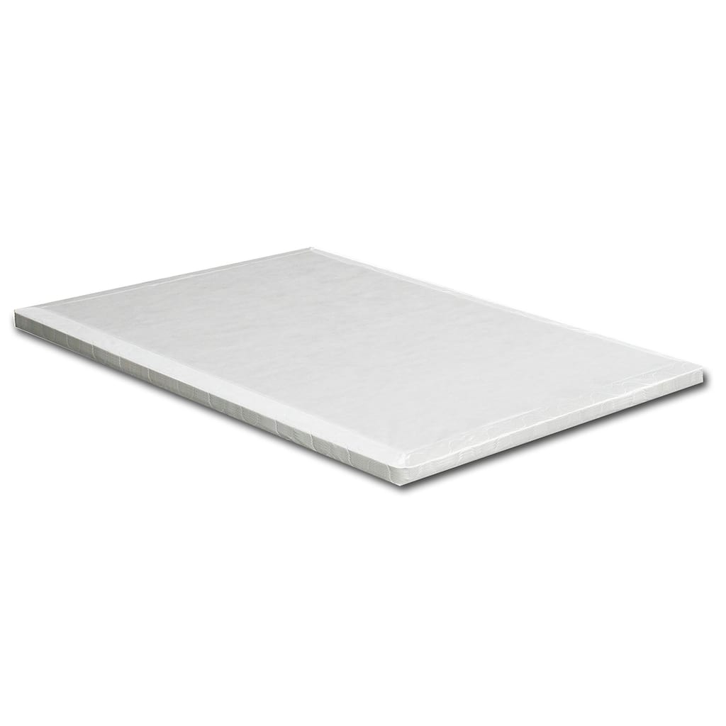 Tram Contemporary White Full Fabric Bunkie Board by Furniture of America