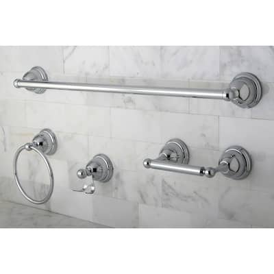 Kingston Brass Restoration 4-Piece Bathroom Hardware