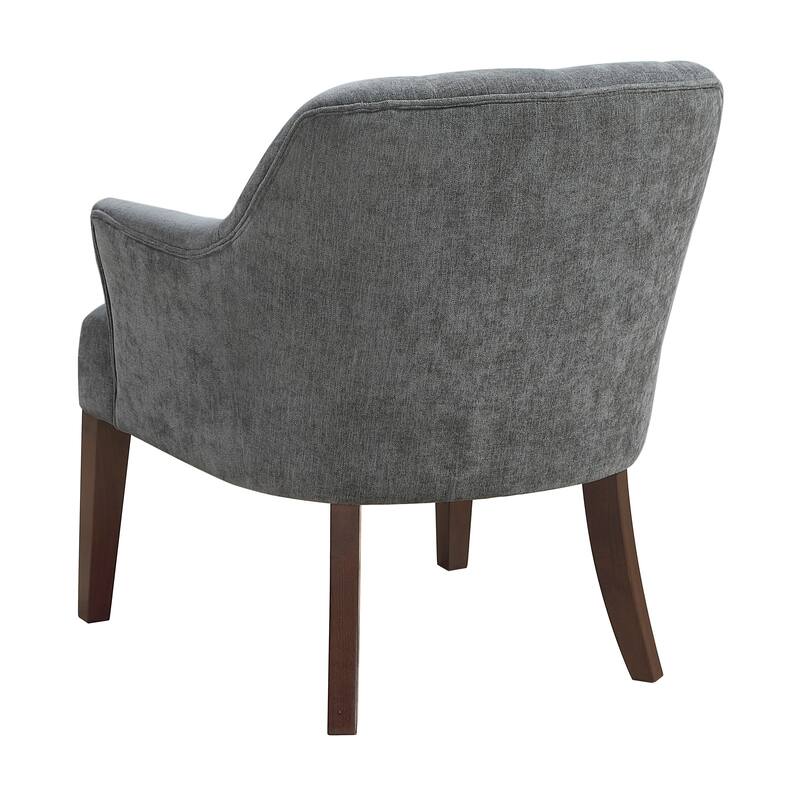 Sterling 26.5" Textured Accent Chair - Button-tufted Chair Back