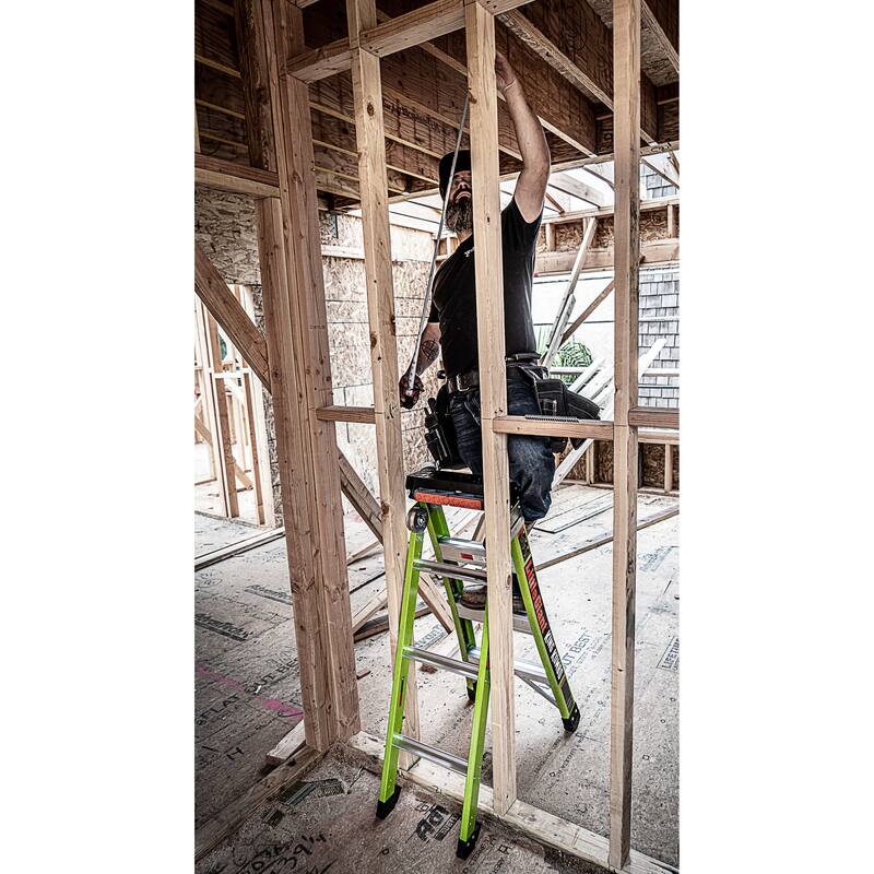 Little Giant King Kombo Professional 4'-7' Fiberglass 3-in-1 Ladder