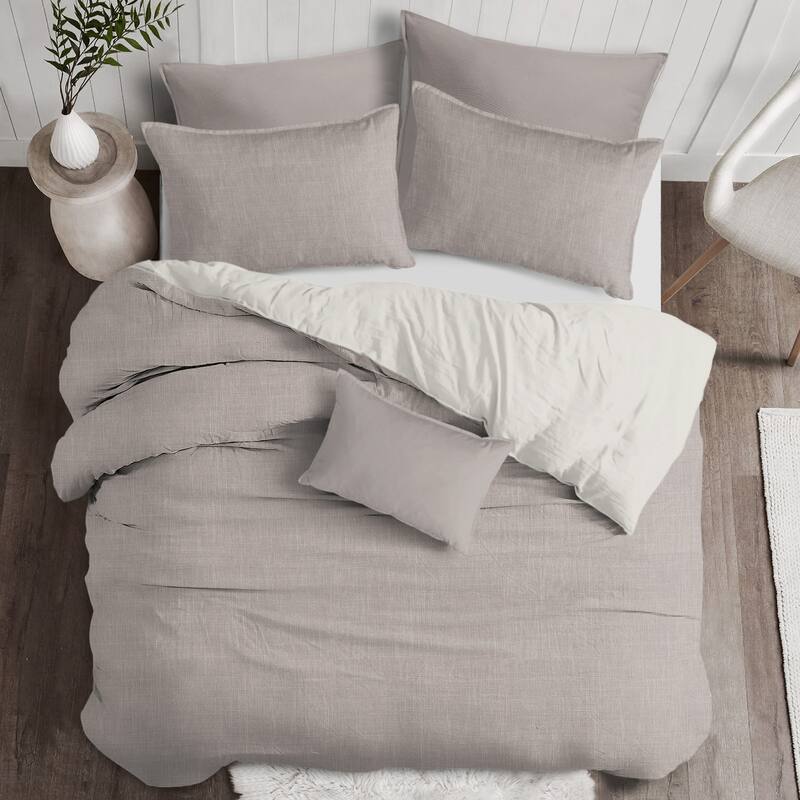 Austin Taupe Coverlet and Pillow Sham(s) Set
