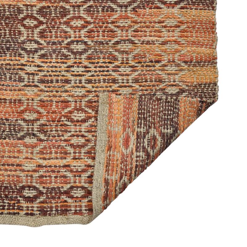 Sasha Sinae All-Natural Jute & Rayon Flatweave Area Rug