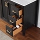 preview thumbnail 78 of 177, Altair Hadiya Bathroom Vanity with Composite Stone Countertop without Mirror