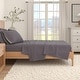preview thumbnail 9 of 28, Linery & Co. Cotton Blend Double-Brushed Heathered Flannel Bed Sheet Set